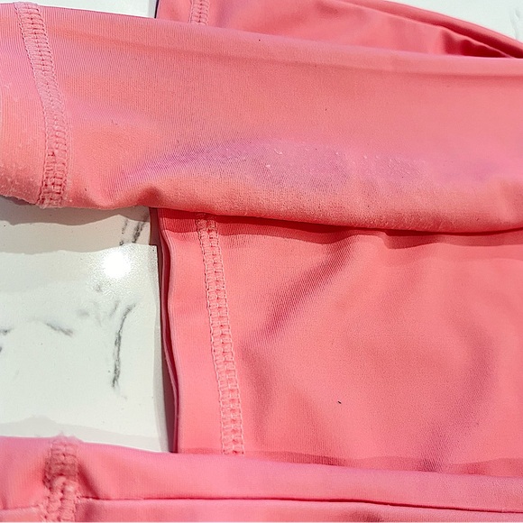 FEATHER 4 ARROW | Girls’ Beach Babe UPF50+ Rash Guard Top - Flamingo Pink | 2T - Picture 11 of 12